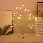 Table Lamp Tree-Shaped LED USB Rechargeable & Battery-Powered