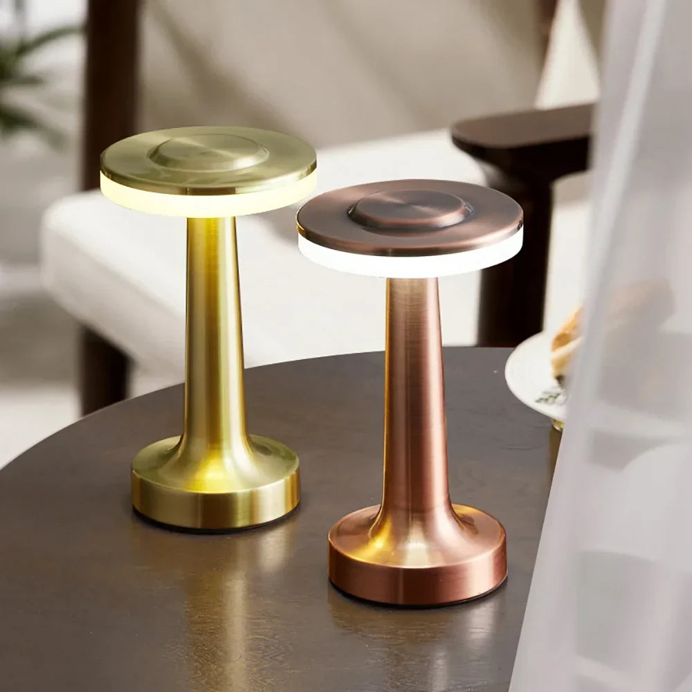 Table Lamp USB Rechargeable Dimmable Touch Control