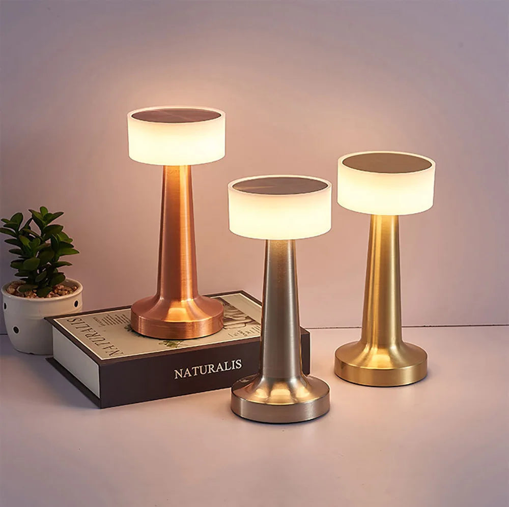 Table Lamp USB Rechargeable Dimmable Touch Control