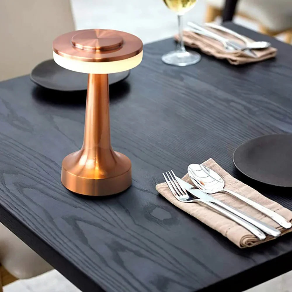 Table Lamp USB Rechargeable Dimmable Touch Control