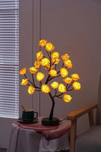 Table Lamp Warm White 24 Flowers USB & Battery
