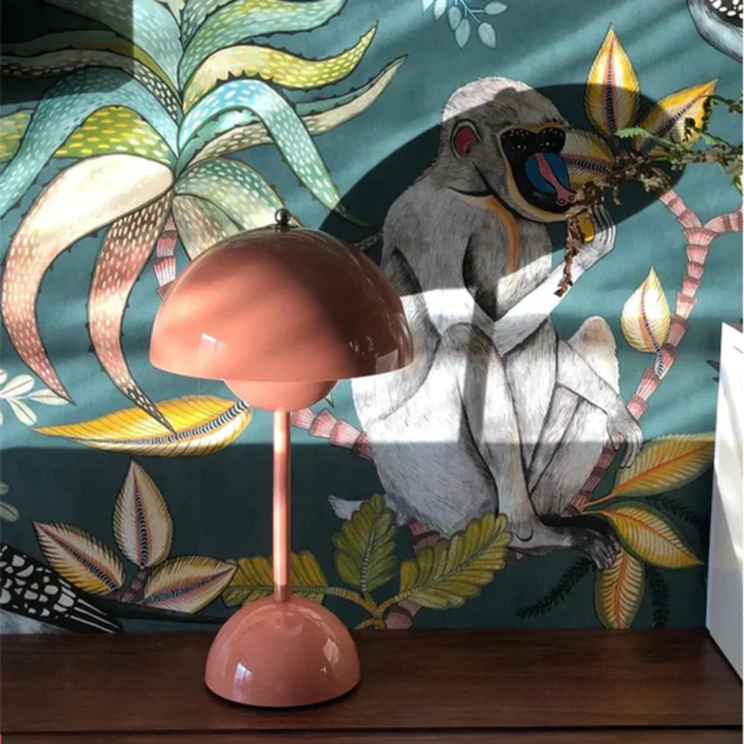 Table Lamp Wireless Adjustable Brightness 10-Hour Battery
