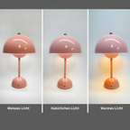 Table Lamp Wireless Adjustable Brightness 10-Hour Battery