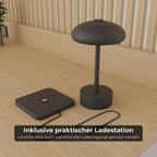 Table Lamp Wireless Rechargeable Dimmable Warm 2700K Outdoor-Safe