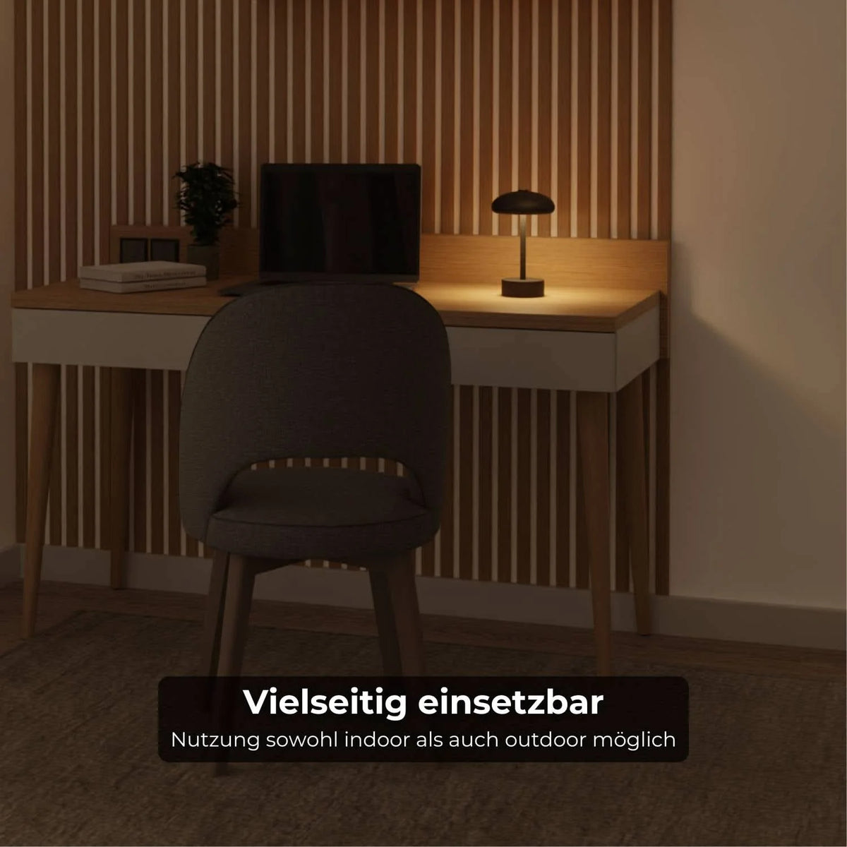 Table Lamp Wireless Rechargeable Dimmable Warm 2700K Outdoor-Safe