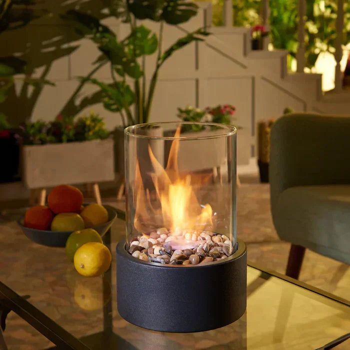 Table Lamp Wireless Rechargeable Flame Effect