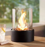 Table Lamp Wireless Rechargeable Flame Effect