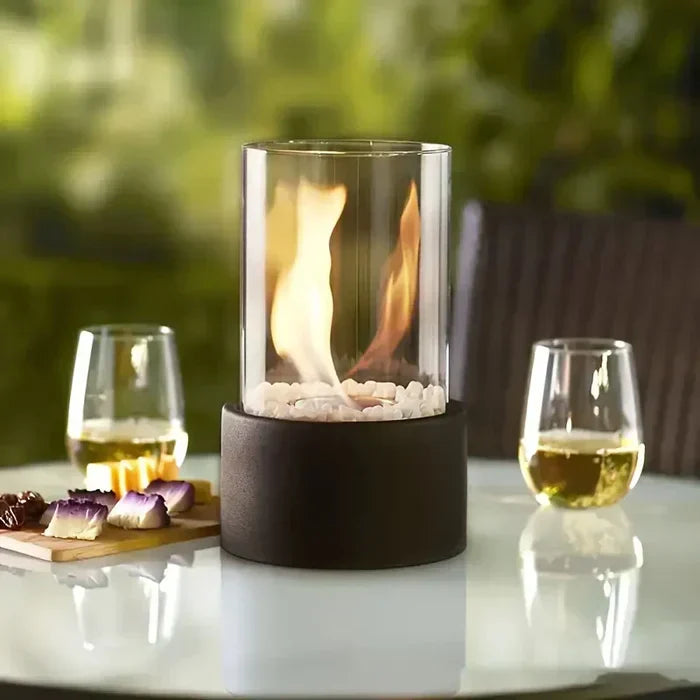 Table Lamp Wireless Rechargeable Flame Effect