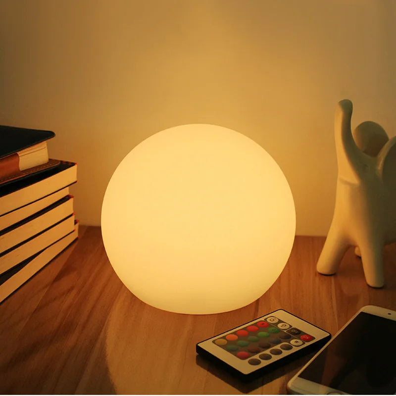 Table Lamp Wireless USB Rechargeable 16-Color Remote