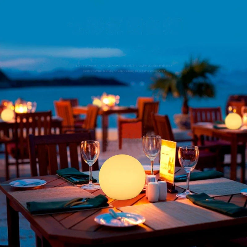 Table Lamp Wireless USB Rechargeable 16-Color Remote