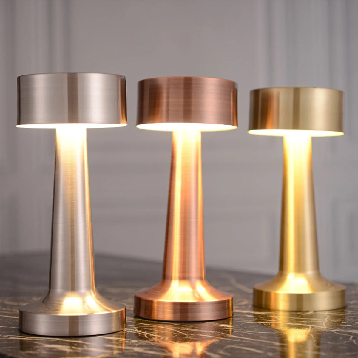 Table Lamp Wireless USB Rechargeable & Dimmable