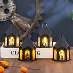 Table Lamp Witch House Design Soft Warm Light