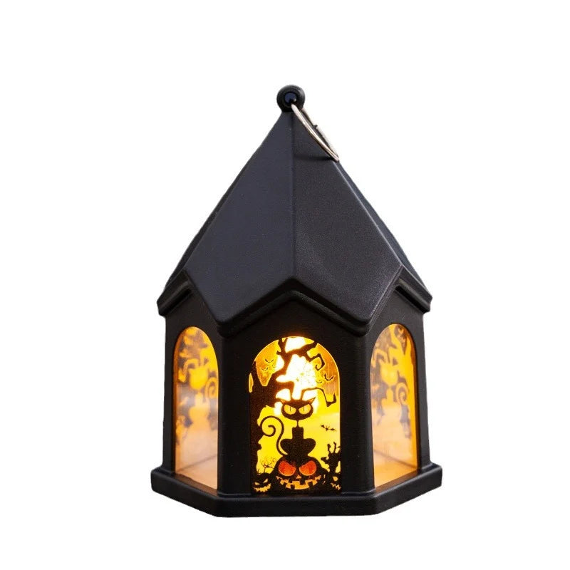 Table Lamp Witch House Design Warm Ambient Light