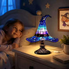 Table Lamp Wizard Hat Energy-Efficient LED