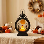 Table Lantern Halloween Silhouette Cordless Warm White LED
