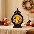 Table Lantern Halloween Silhouette Cordless Warm White LED