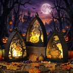 Table Lantern Halloween Soft LED Portable Handle