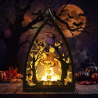 Table Lantern Halloween Soft LED Portable Handle