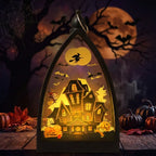 Table Lantern Spooky Silhouette Soft LED Indoor Outdoor