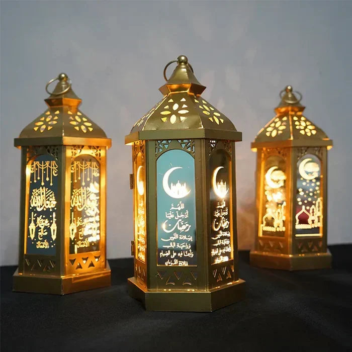 Table Lantern Wrought Iron Warm Glow Traditional Motif