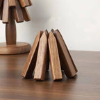 Table Mat Set Black Walnut Heat-Resistant Set of 3