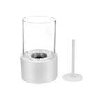 Table Oil Lamp Natural Flame Heat-Resistant Glass