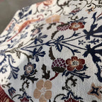 Table Runner Jacquard Bird & Floral Microfiber Tassels