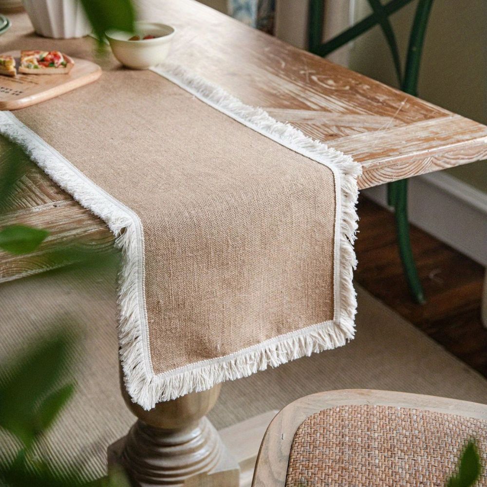 Table Runner Natural Jute 30 x 180 cm