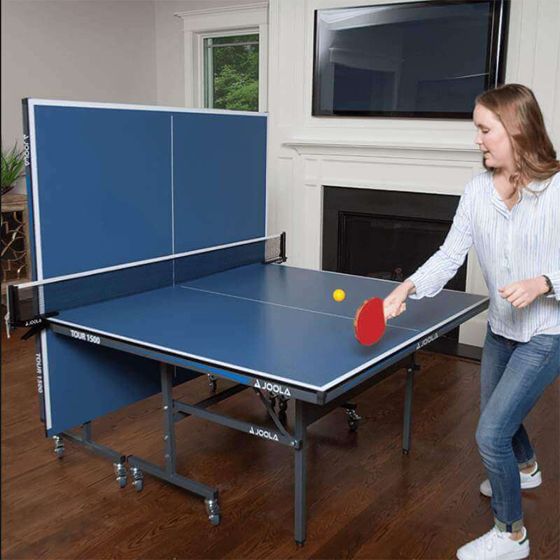 Table Tennis Table 25mm Surface Heavy-Duty Frame & Wheels