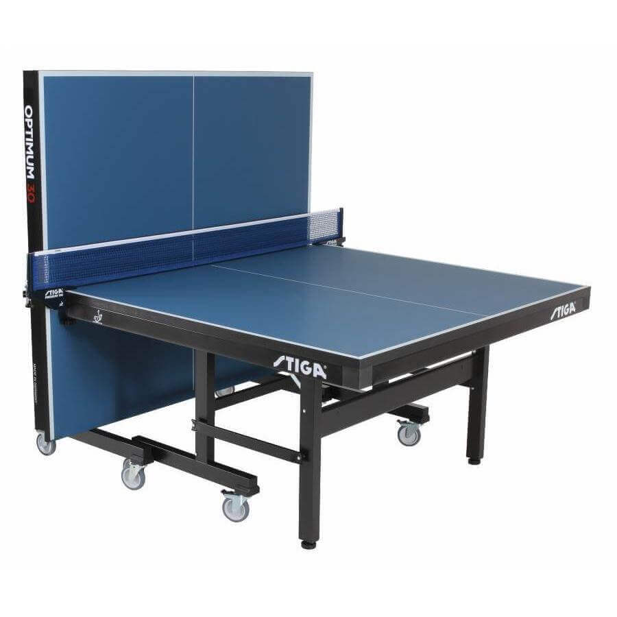 Table Tennis Table 30mm Tournament Top Foldable Locking Casters