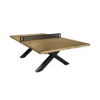 Table Tennis Table Convertible Weatherproof Concrete Surface