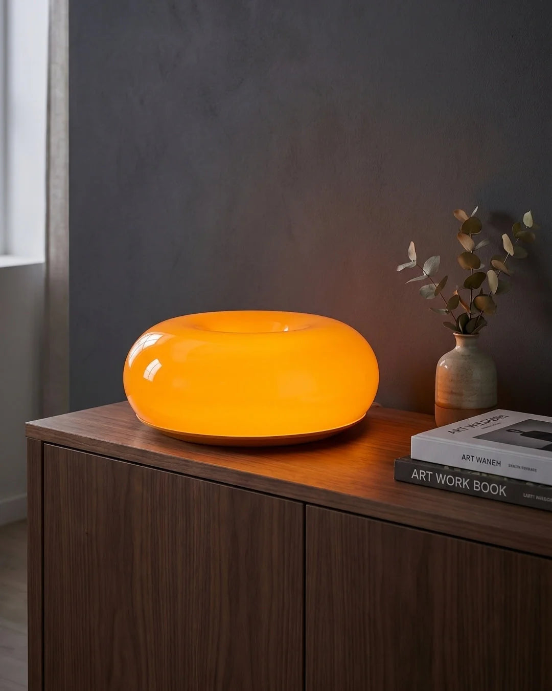 Table & Wall Lamp Donut Glass Touch Dimmer