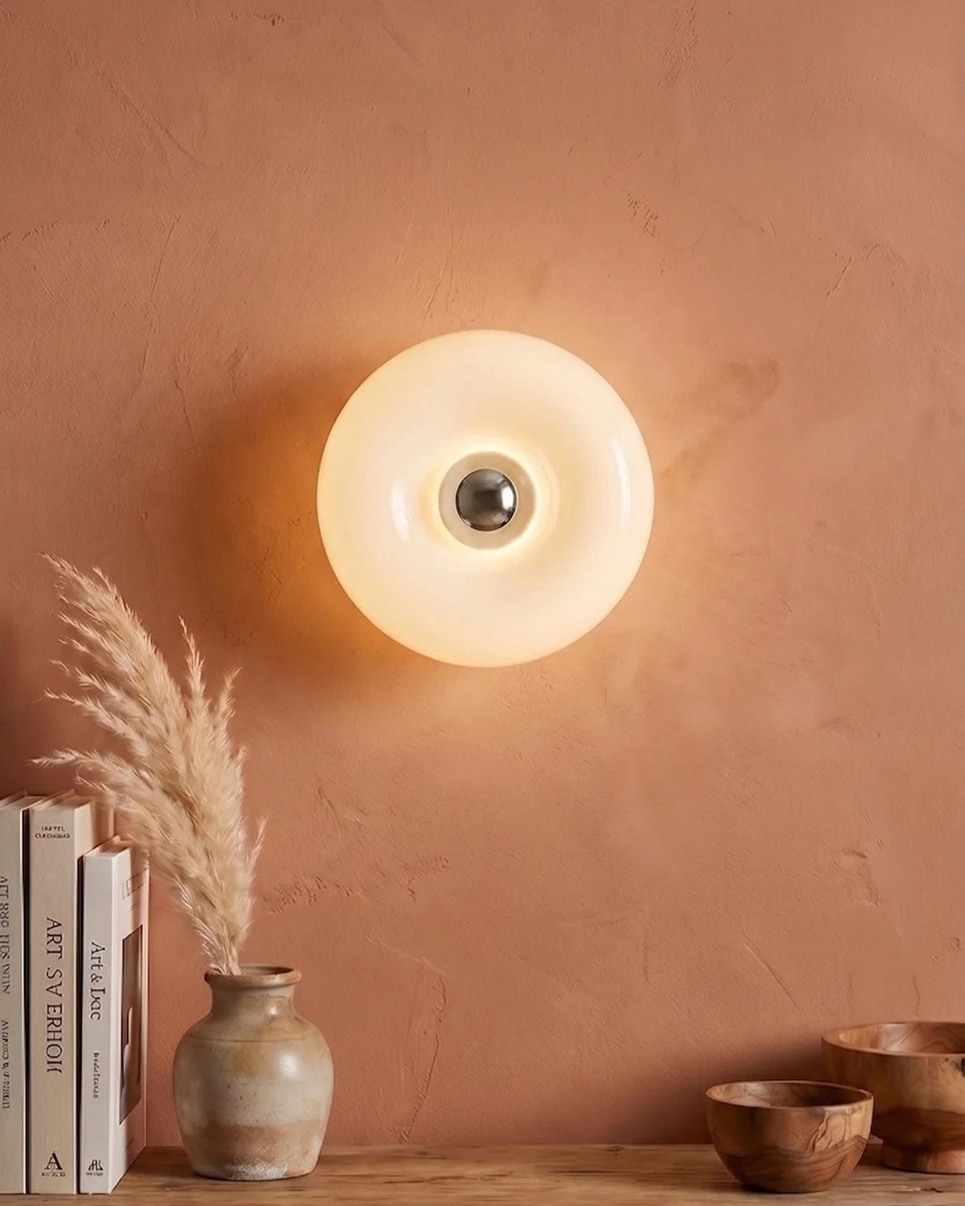 Table & Wall Lamp Donut Glass Touch Dimmer