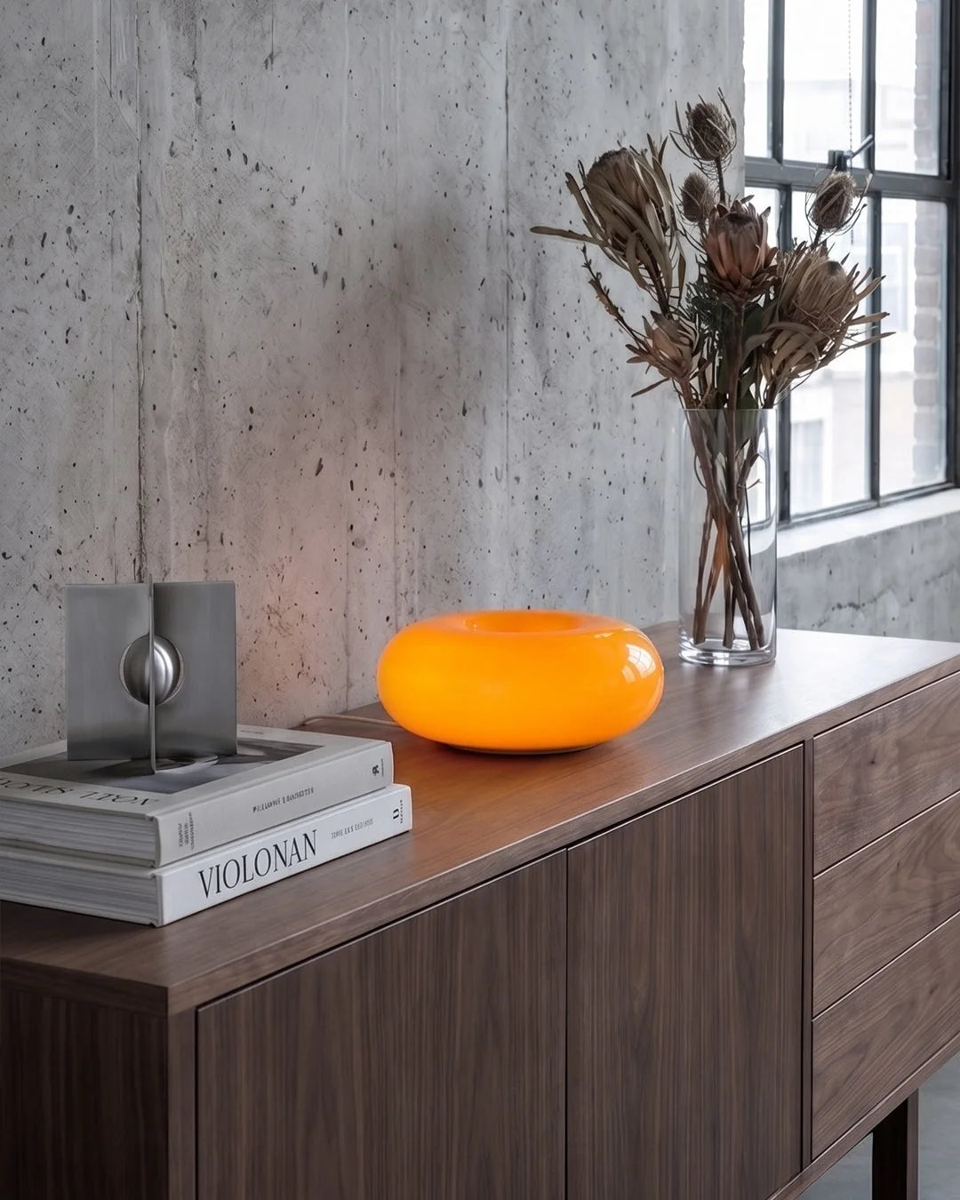 Table & Wall Lamp Donut Glass Touch Dimmer