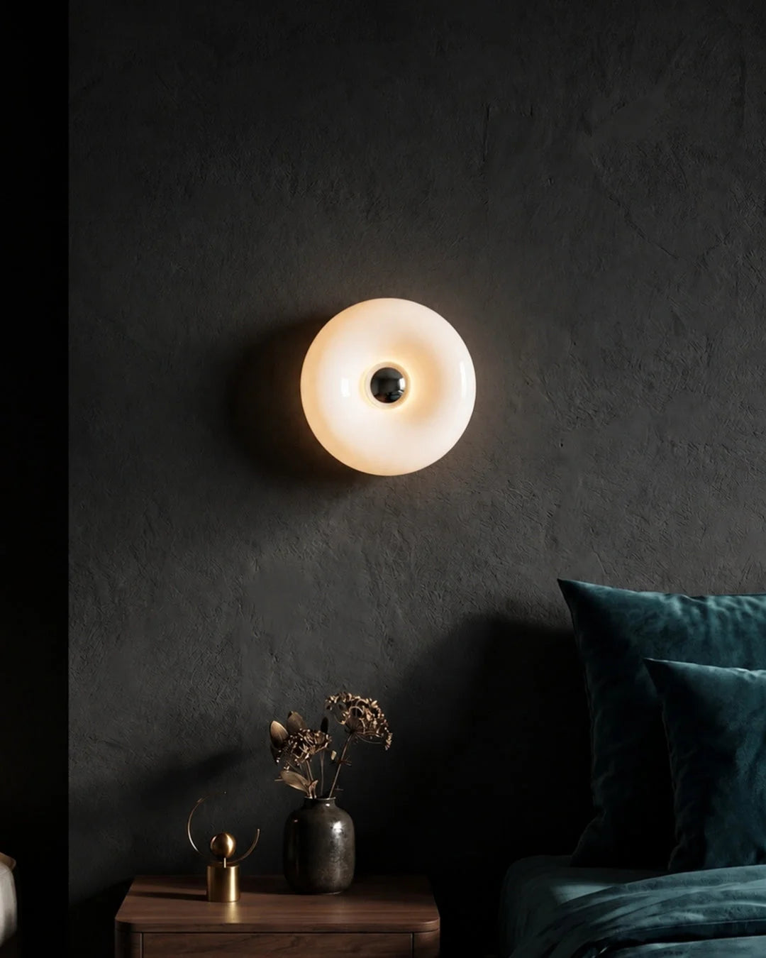 Table & Wall Lamp Donut Glass Touch Dimmer