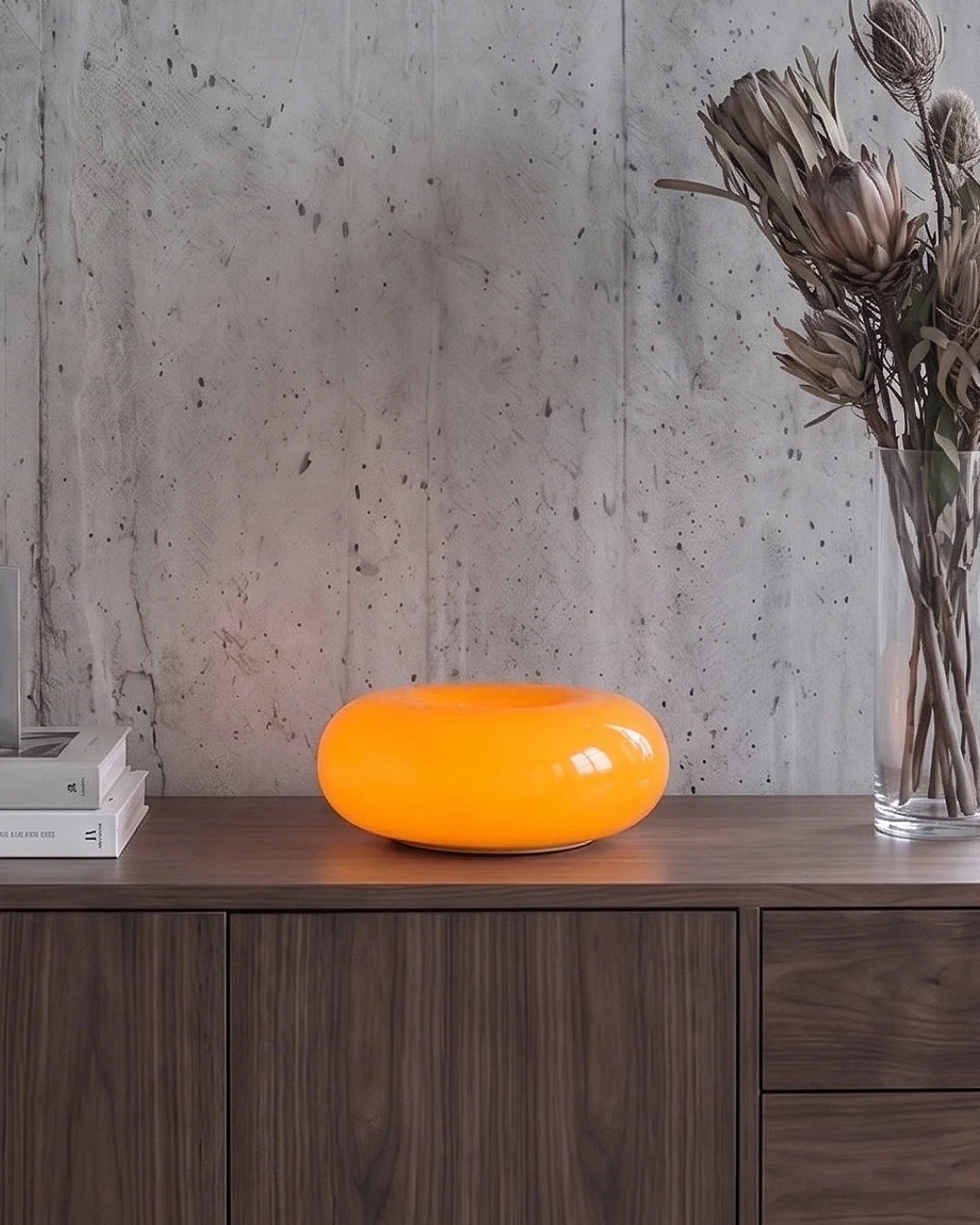 Table & Wall Lamp Donut Glass Touch Dimmer