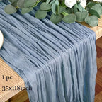 Tablecloth Crinkled Gauze Lightweight Polyester