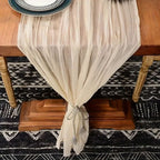 Tablecloth Crinkled Gauze Lightweight Polyester