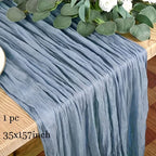 Tablecloth Crinkled Gauze Lightweight Polyester