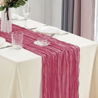 Tablecloth Crinkled Gauze Lightweight Polyester