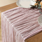 Tablecloth Crinkled Gauze Lightweight Polyester