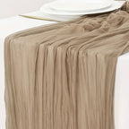 Tablecloth Crinkled Gauze Lightweight Polyester