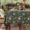 Tablecloth Festive Snowflake & Stocking Pompom Fringe
