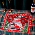 Tablecloth Santa Claus Pattern Durable & Machine Washable
