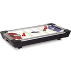Tabletop Air Hockey Game Compact Adjustable Legs & Electronic Scoring