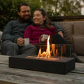 Tabletop Bio-Ethanol Fireplace Stainless Steel & Glass