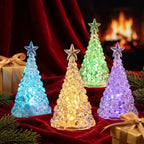 Tabletop Christmas Tree Battery-Powered Integrated LED Lights & Sparkling Star