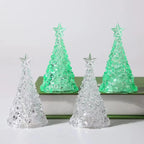 Tabletop Christmas Tree Battery-Powered Integrated LED Lights & Sparkling Star