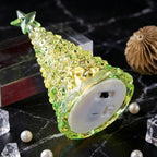 Tabletop Christmas Tree Battery-Powered Integrated LED Lights & Sparkling Star