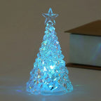 Tabletop Christmas Tree Battery-Powered Integrated LED Lights & Sparkling Star
